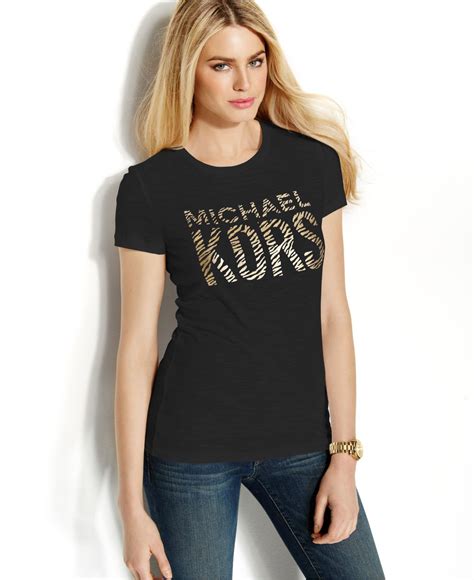 michael kors t short|michael kors women's tshirt.